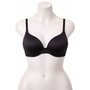 Incredible by Victoria’s Secret 32DD Black Lined Demi Bra UW T-Shirt Bra #4